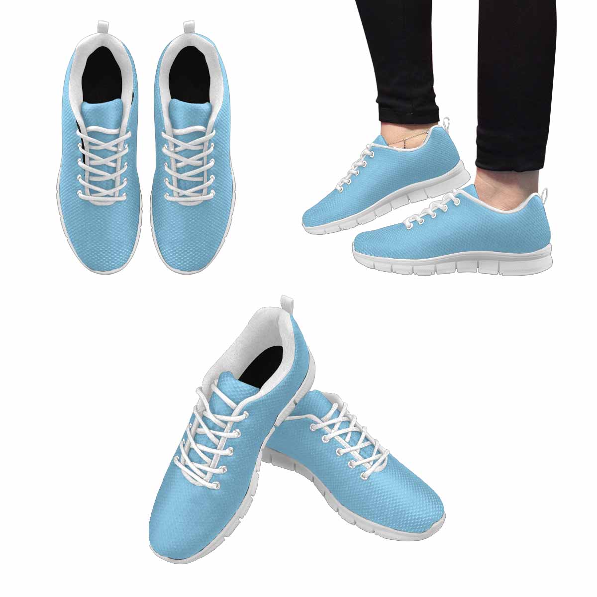 Sneakers For Men Light Blue Running Shoes