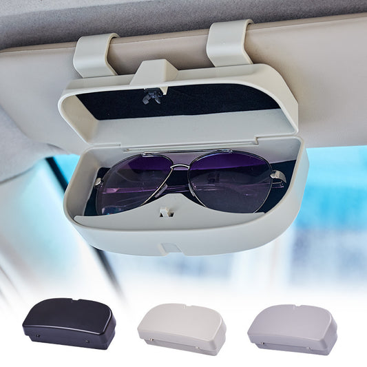 New car glasses case car sun visor bill glasses clip glasses storage box car supplies wholesale