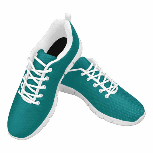 Sneakers For Men, Dark Teal Green - Running Shoes