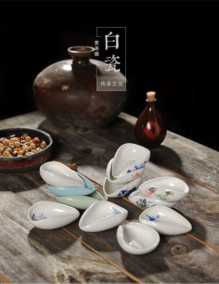 Ceramic coffee bean spoon tea tea box