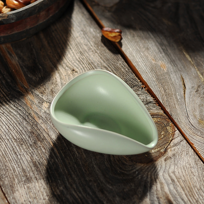 Ceramic coffee bean spoon tea tea box