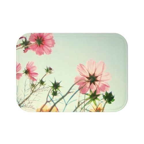 Flowers In The Field Bath Mat