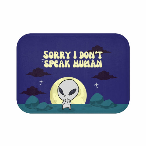 Funny Alien Bath Mat