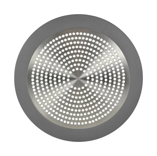 Danco 4866059 5.5 in. Dia Shower Drain Strainer Brushed Nickel Stainle