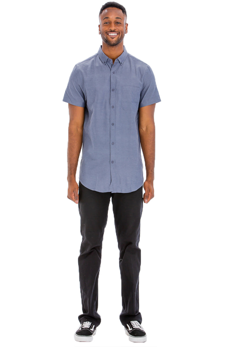 SIGNATURE SHORT SLEEVE BUTTON DOWN SHIRT