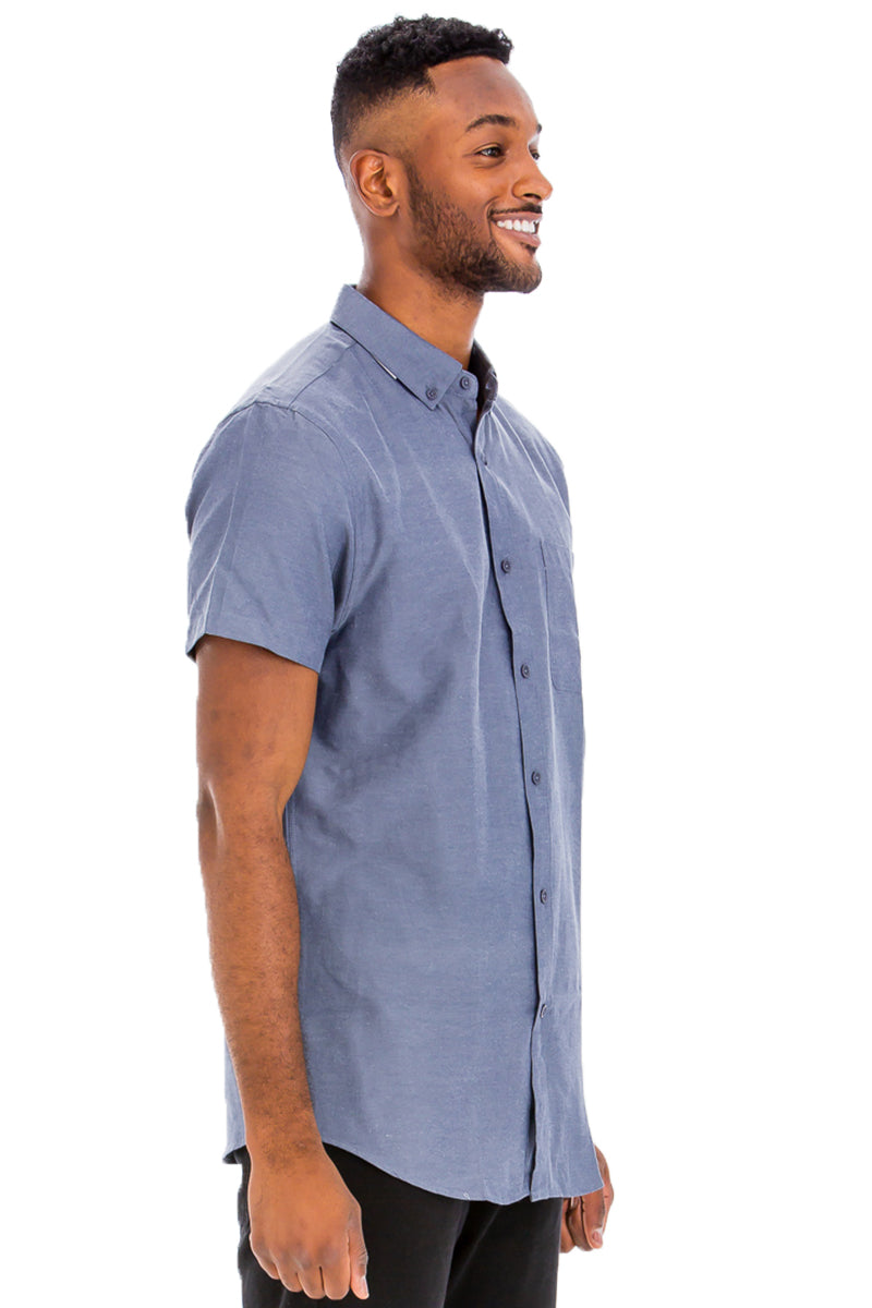 SIGNATURE SHORT SLEEVE BUTTON DOWN SHIRT