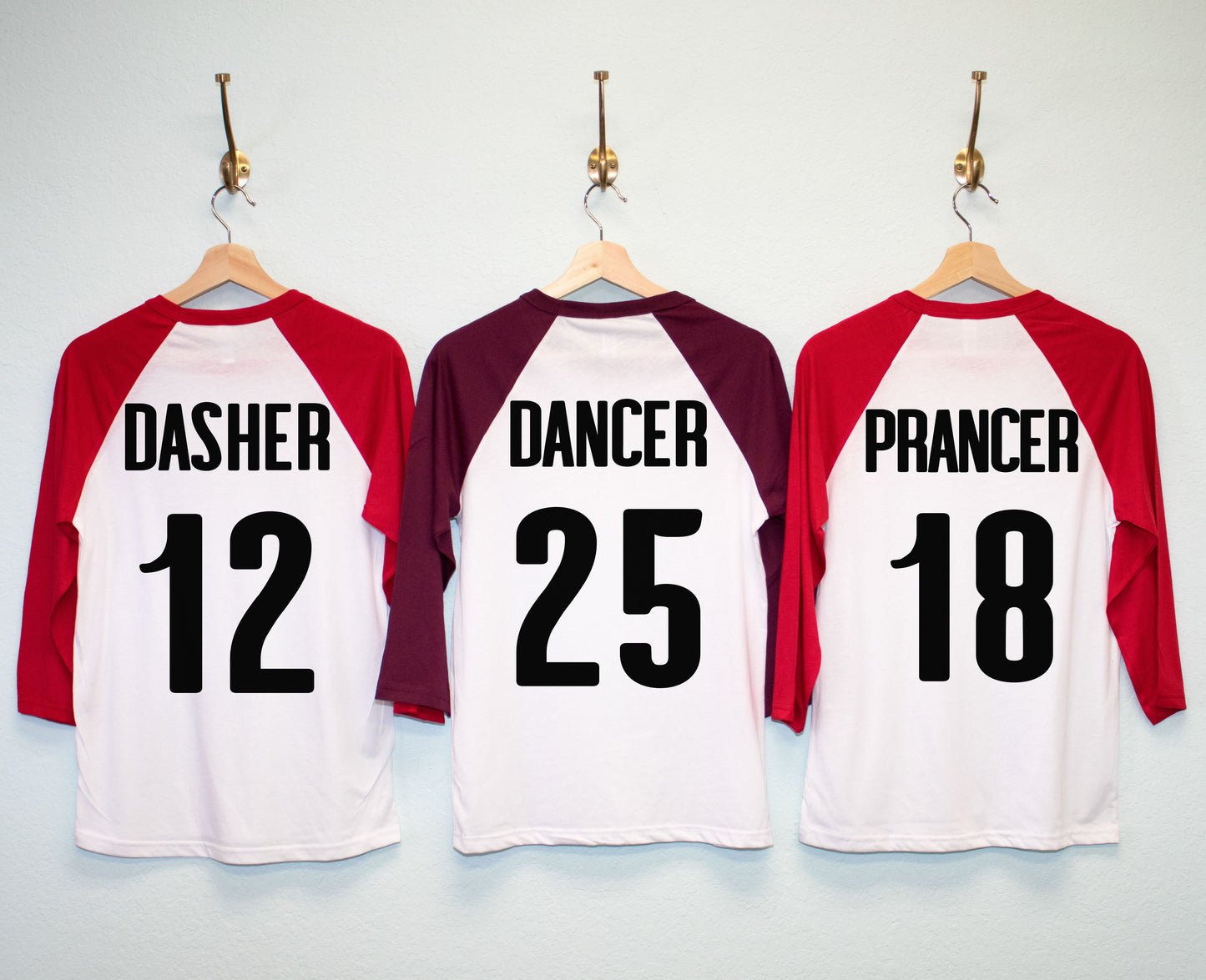 SLEIGH SQUAD CUSTOM Christmas Shirts - Custom Name & Number