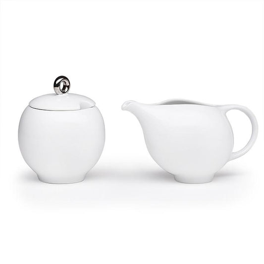 EVA milk and sugar set - White porcelain