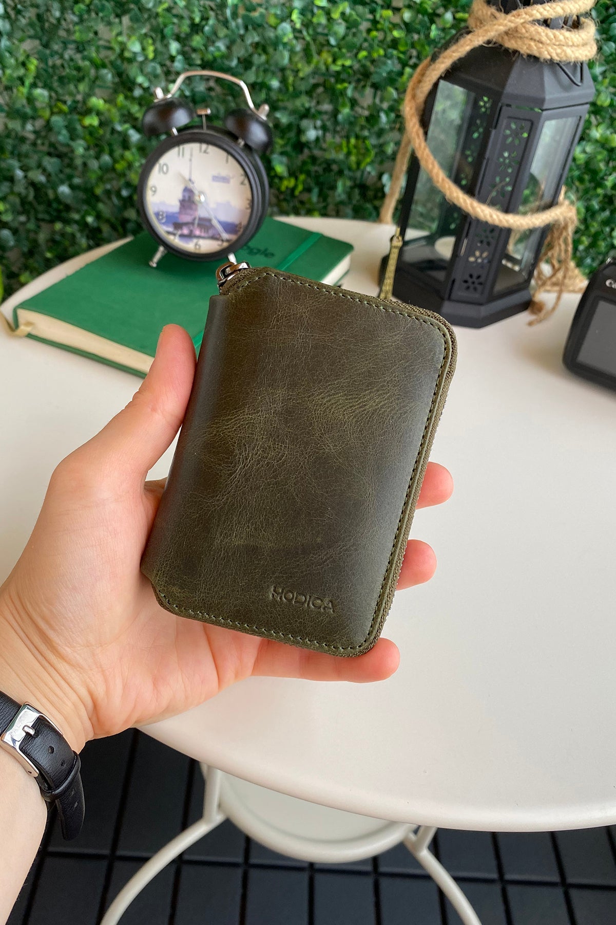 Porto - Genuine Leather Wallet with Zipper Feature