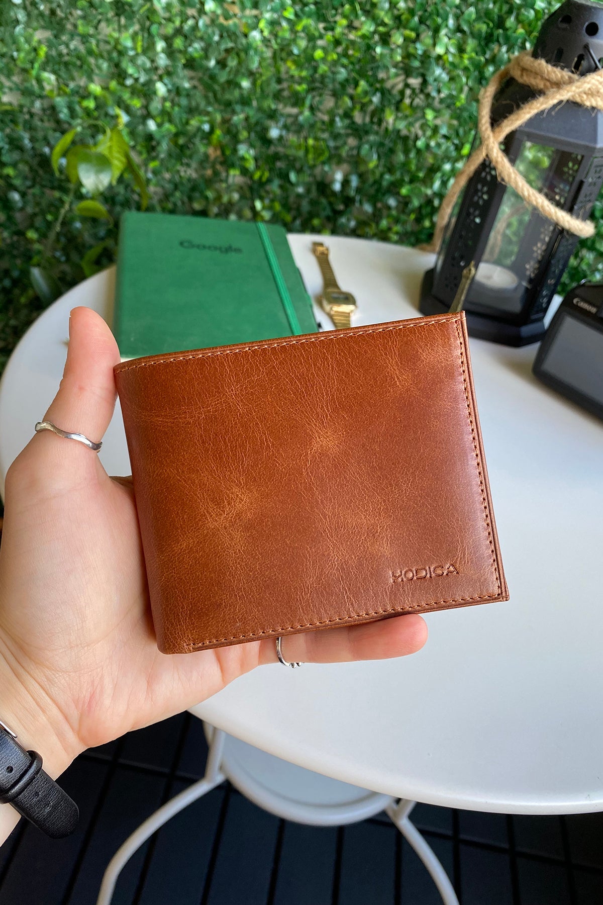 Atlanta - Genuine Leather Trifold Wallet with Coin Pouch Compartment