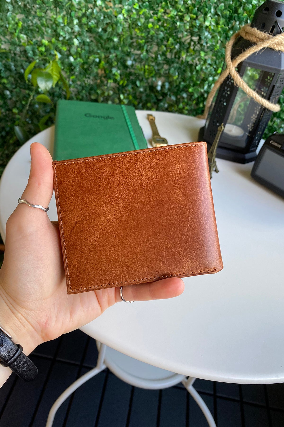 Atlanta - Genuine Leather Trifold Wallet with Coin Pouch Compartment