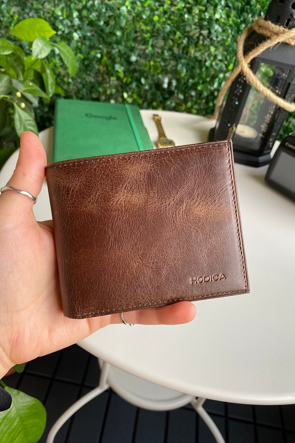 Atlanta - Genuine Leather Trifold Wallet with Coin Pouch Compartment