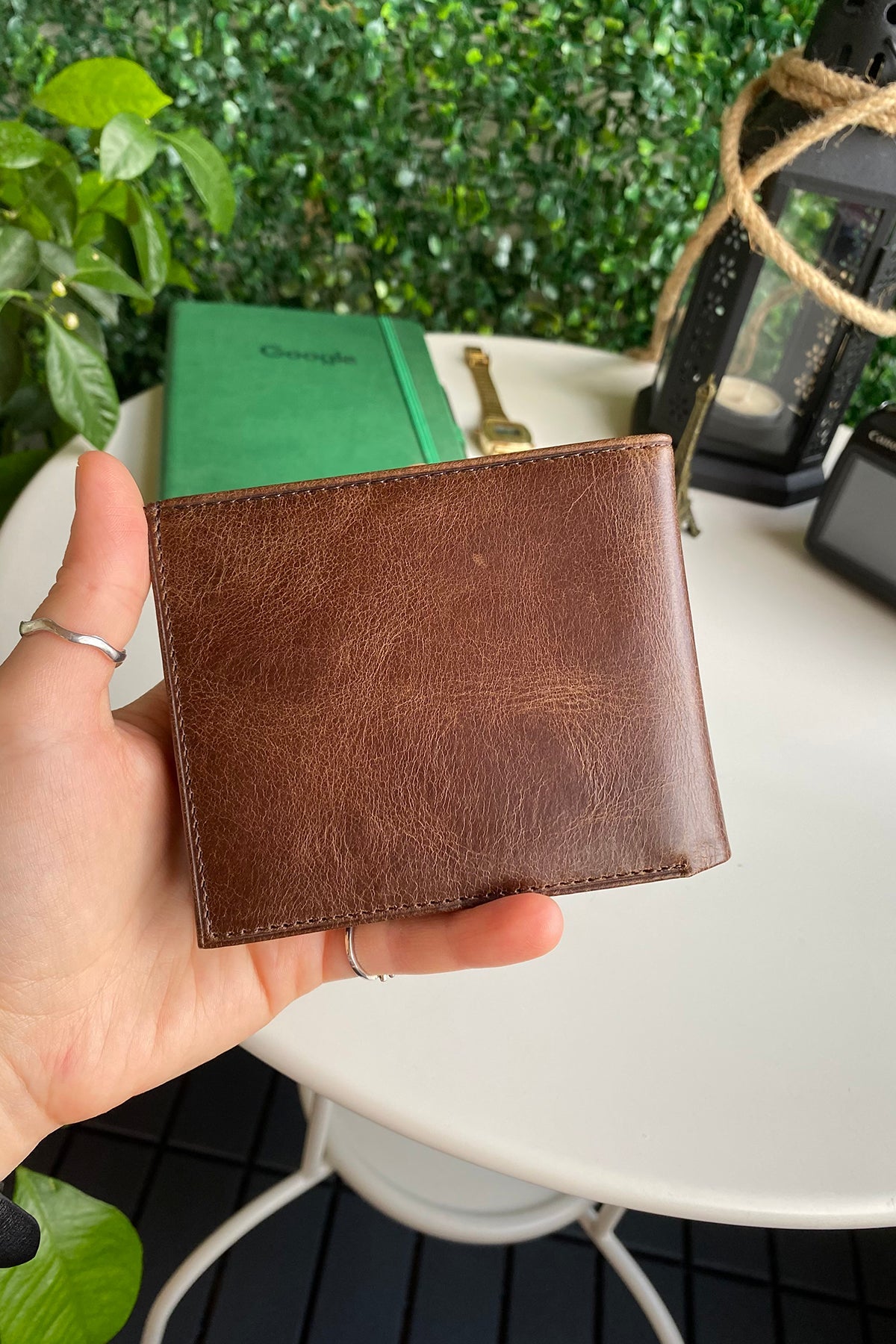 Atlanta - Genuine Leather Trifold Wallet with Coin Pouch Compartment