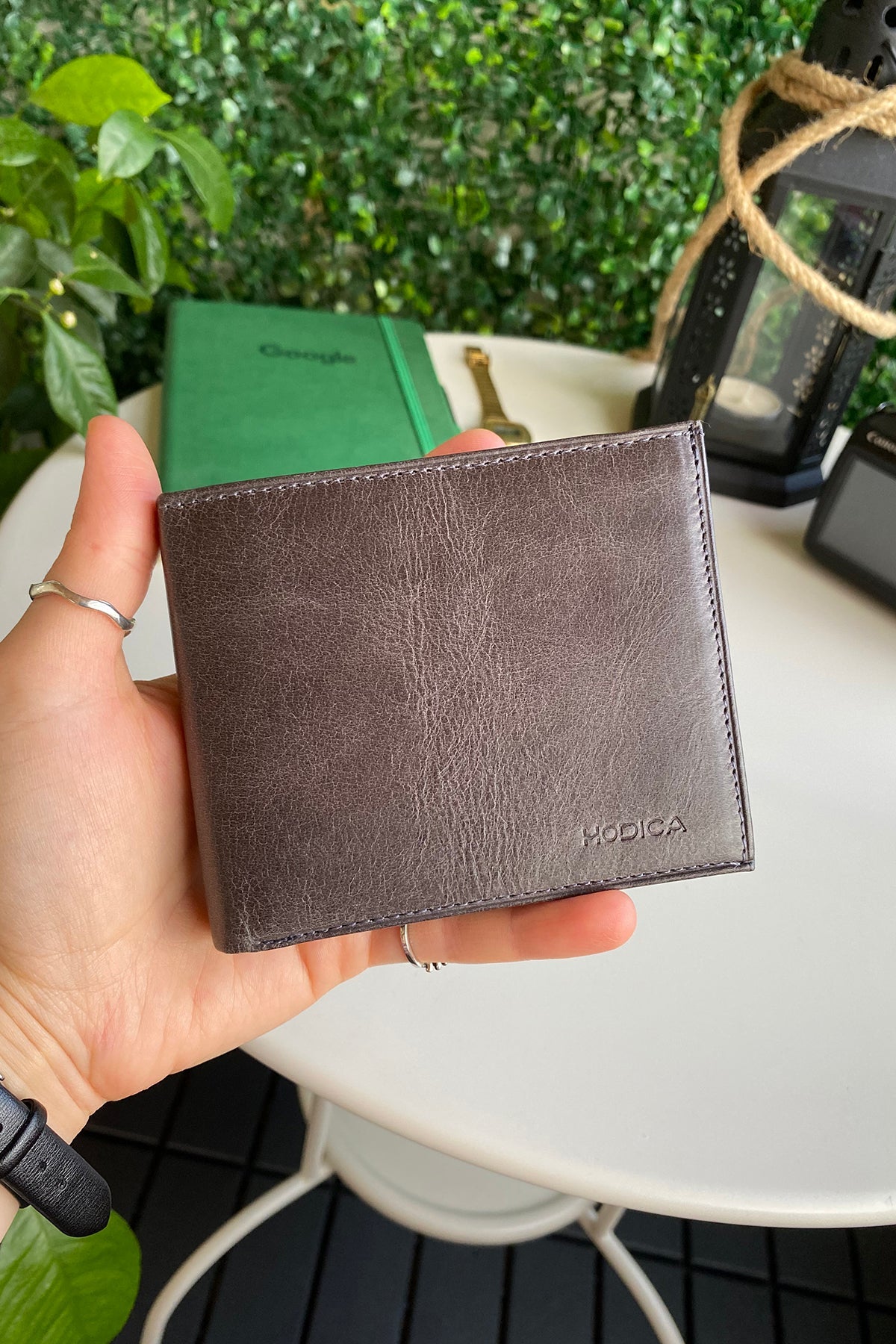 Atlanta - Genuine Leather Trifold Wallet with Coin Pouch Compartment