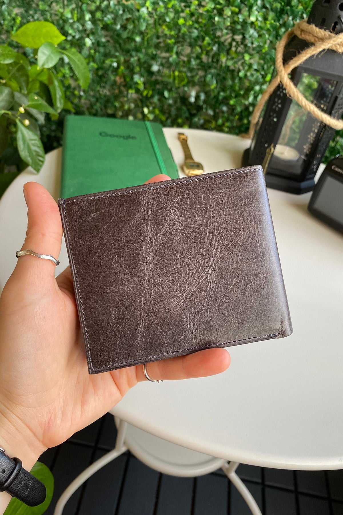 Atlanta - Genuine Leather Trifold Wallet with Coin Pouch Compartment