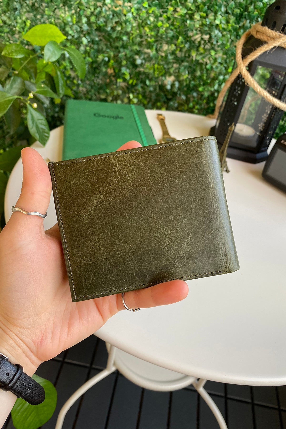 Atlanta - Genuine Leather Trifold Wallet with Coin Pouch Compartment