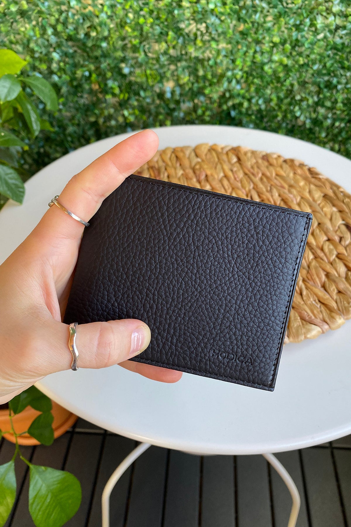 Atlanta - Genuine Leather Trifold Wallet with Coin Pouch Compartment