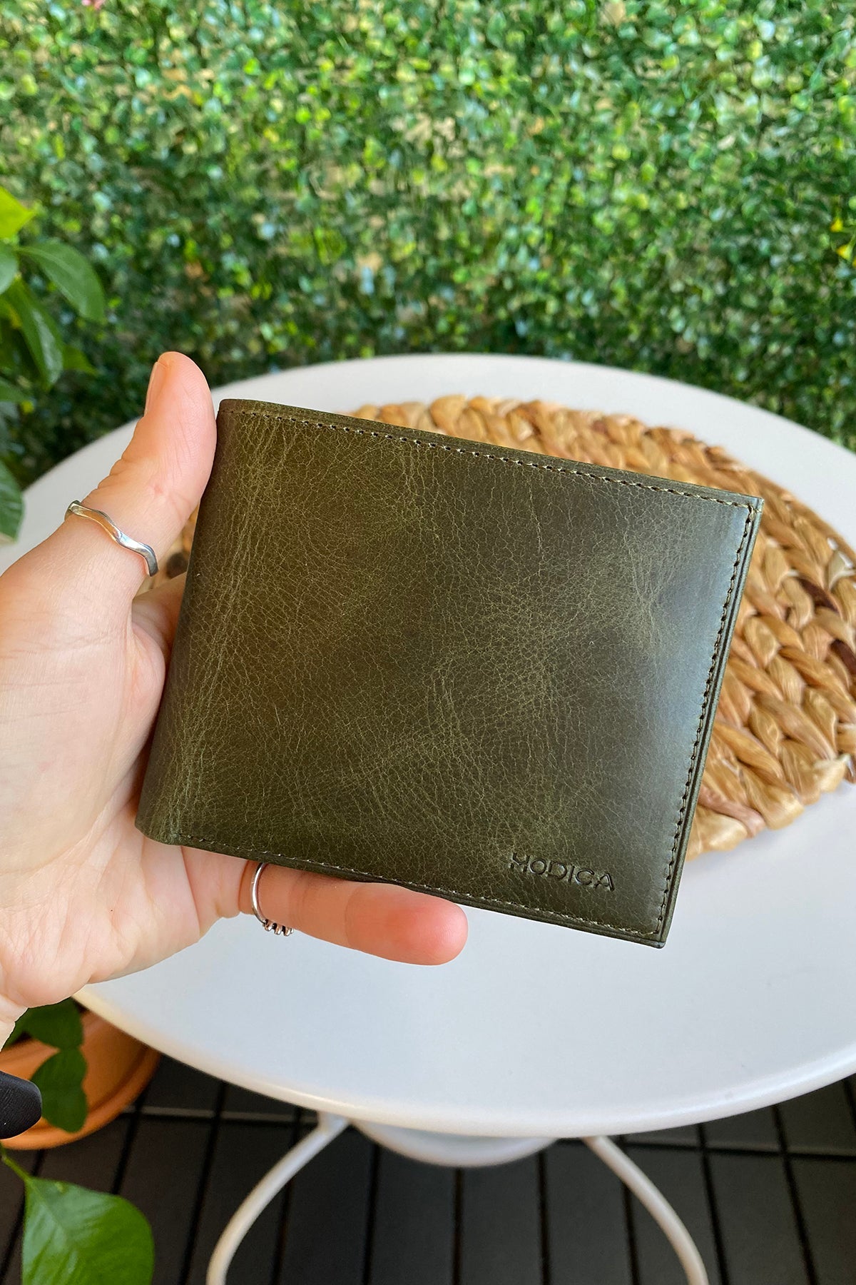 Atlanta - Genuine Leather Trifold Wallet with Coin Pouch Compartment