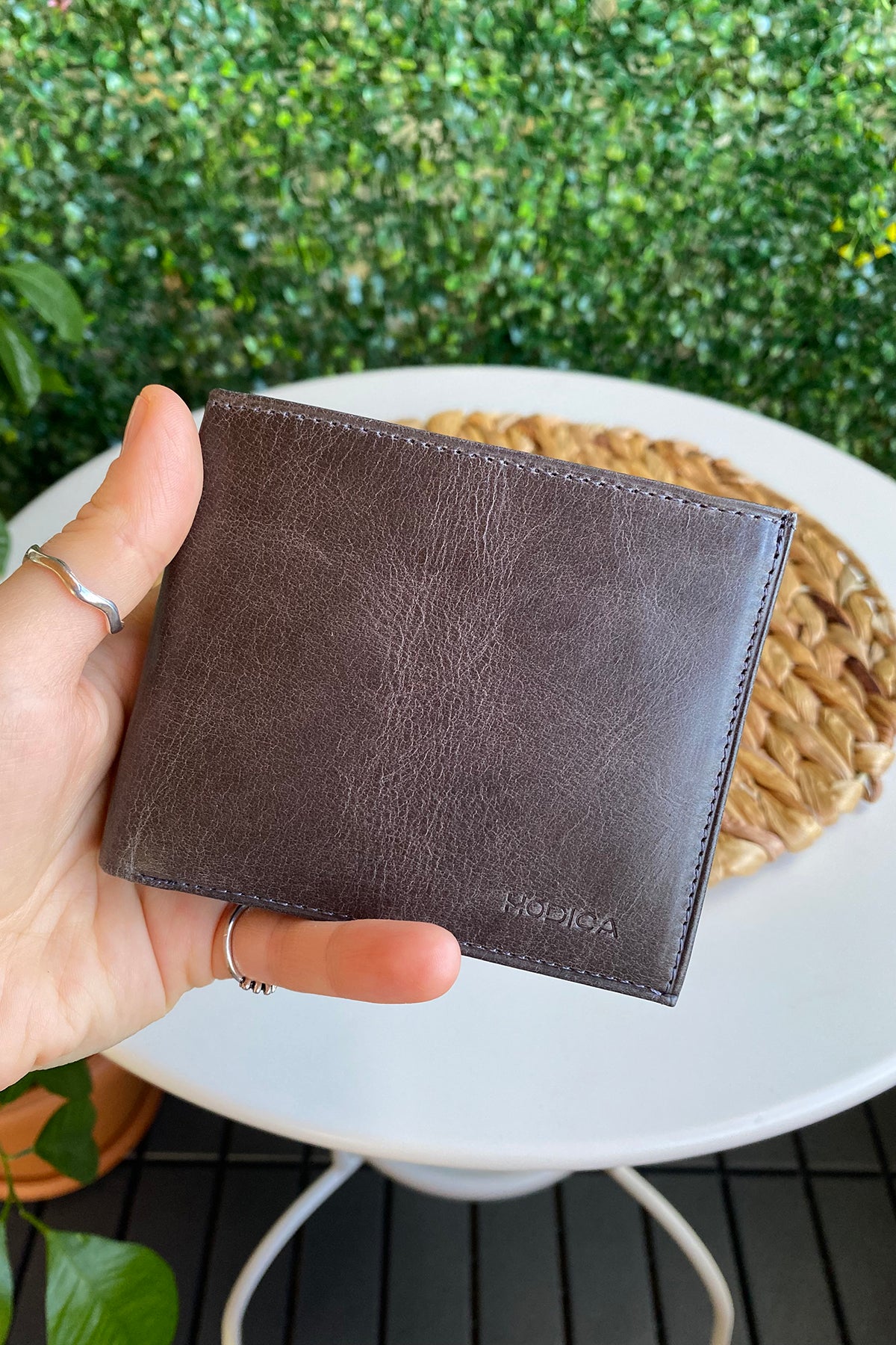 Atlanta - Genuine Leather Trifold Wallet with Coin Pouch Compartment