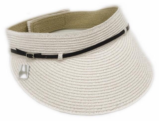 White Belt Visor