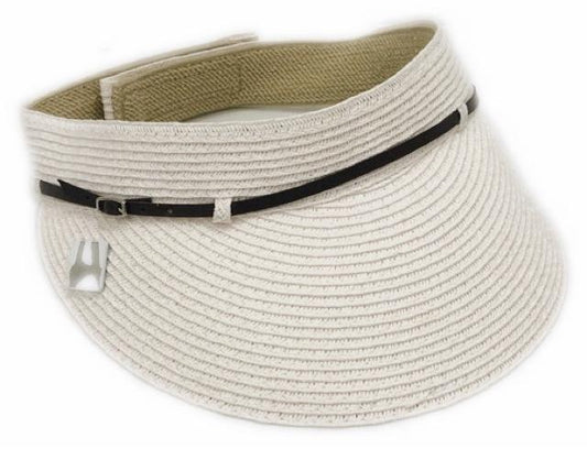 White Belt Visor