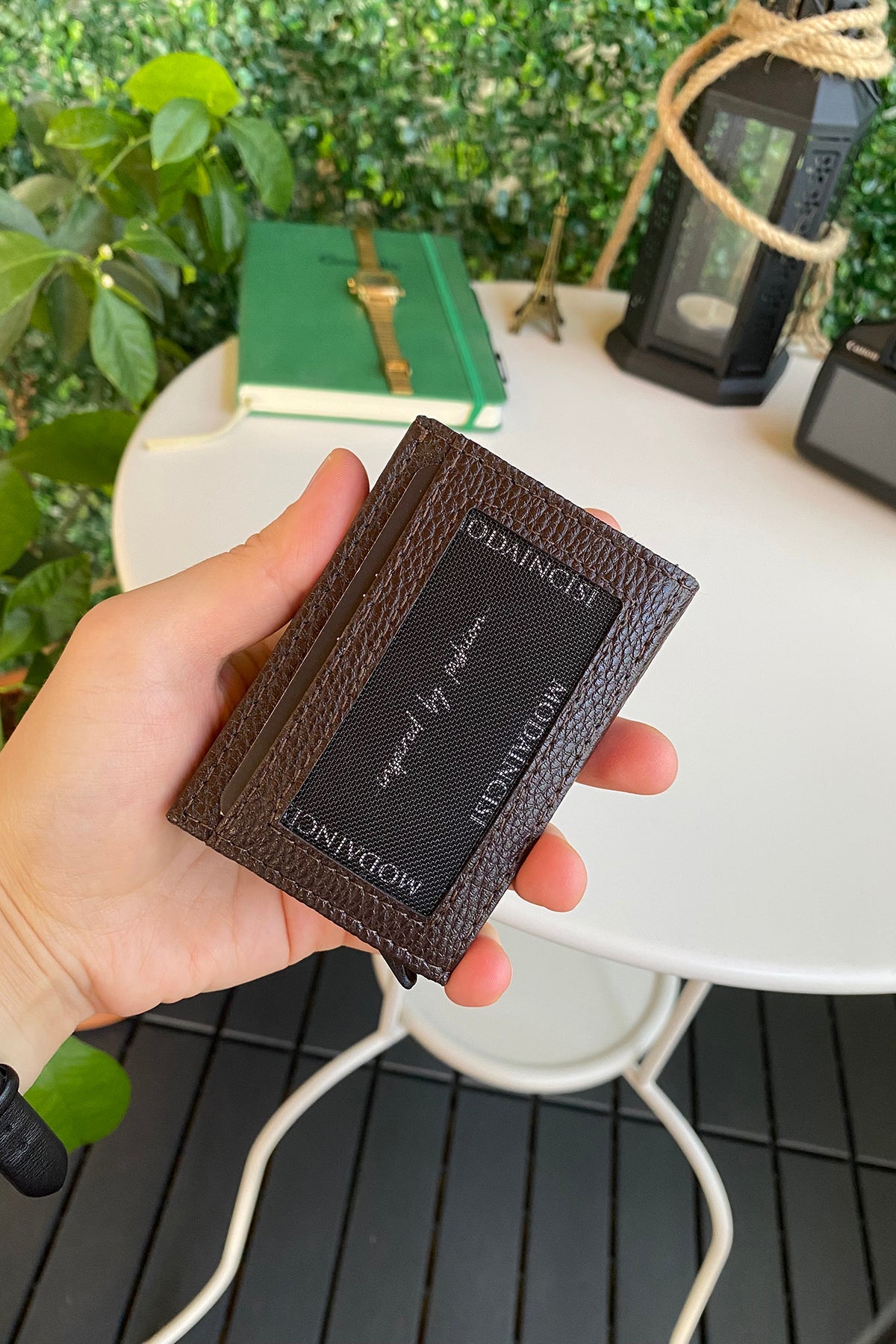 Agara  – PU Leather RFID Mechanism Card Holder/Wallet