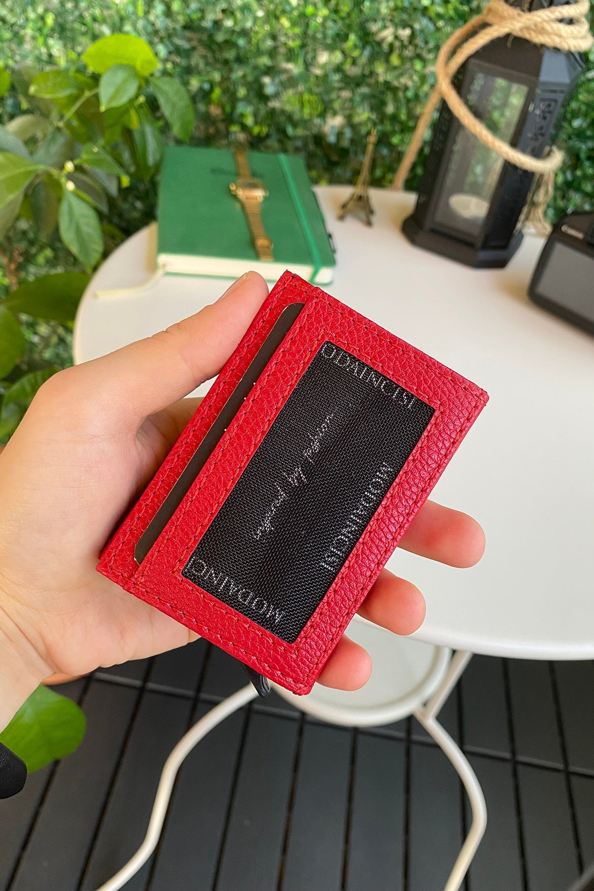 Agara  – PU Leather RFID Mechanism Card Holder/Wallet