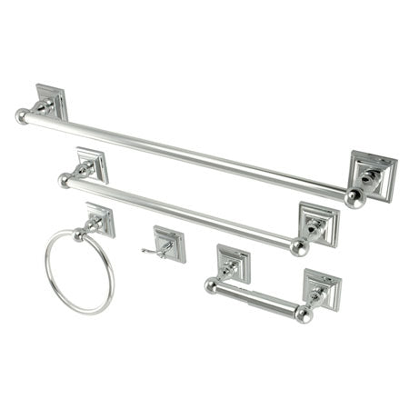 Kingston Brass BAHK3212478C Bathroom Accessory Combo, Polished Chr