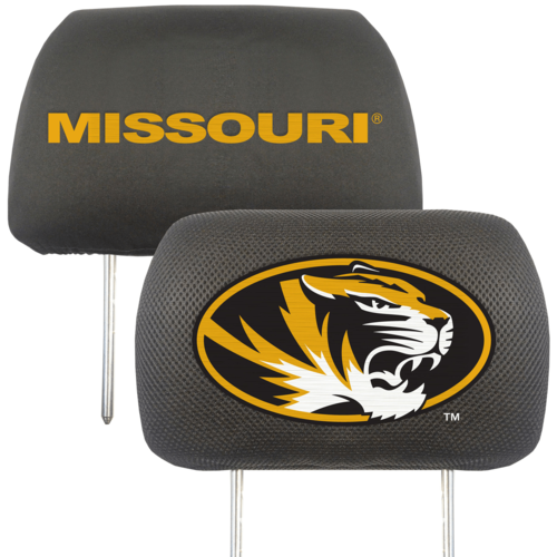 NCAA 2-PC CAR HEADREST COVER SET