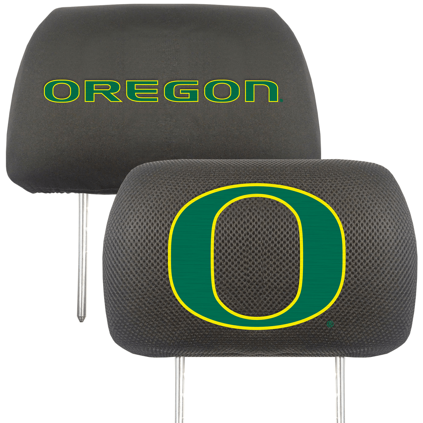 NCAA 2-PC CAR HEADREST COVER SET