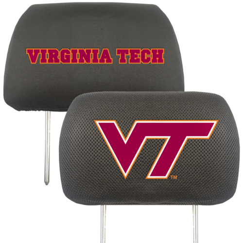 NCAA 2-PC CAR HEADREST COVER SET