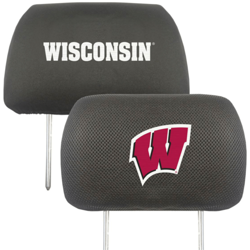 NCAA 2-PC CAR HEADREST COVER SET