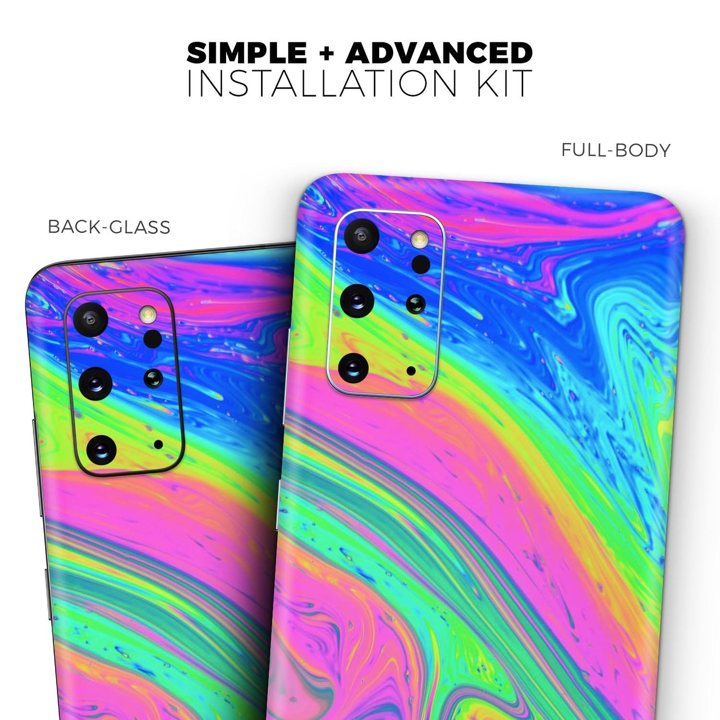 Neon Color Fushion V3 - Skin-Kit for the Samsung Galaxy S-Series S20,