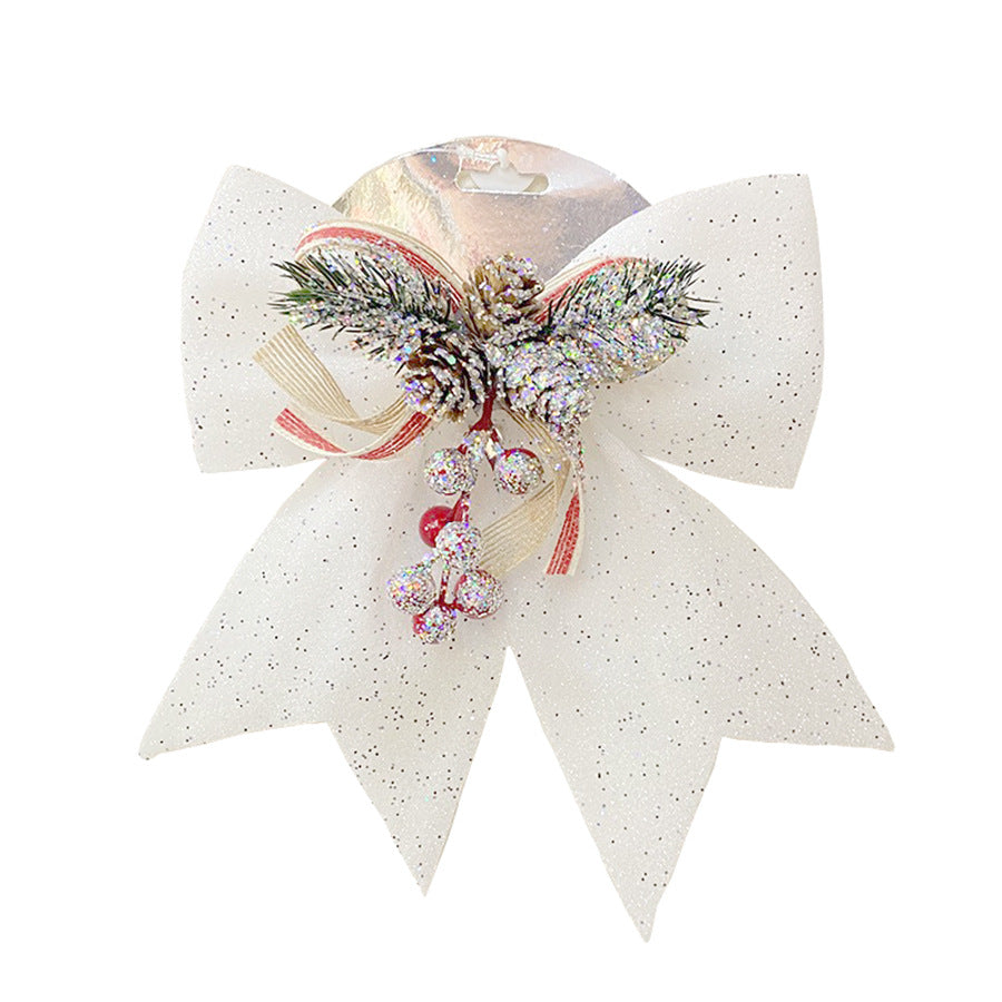 Large Bow Christmas Dust Bow Christmas Tree Pendant Christmas Decoration Gifts Christmas Bow Tie