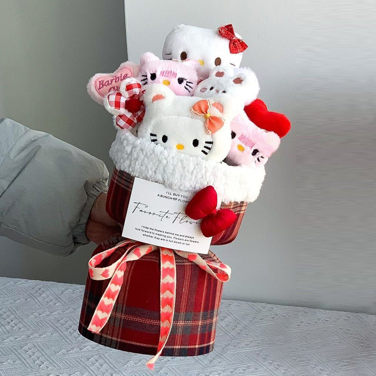 Christmas gifts kulomi dolls cartoon bouquet dolls forever peanut birthday gifts for girls friends and girlfriends