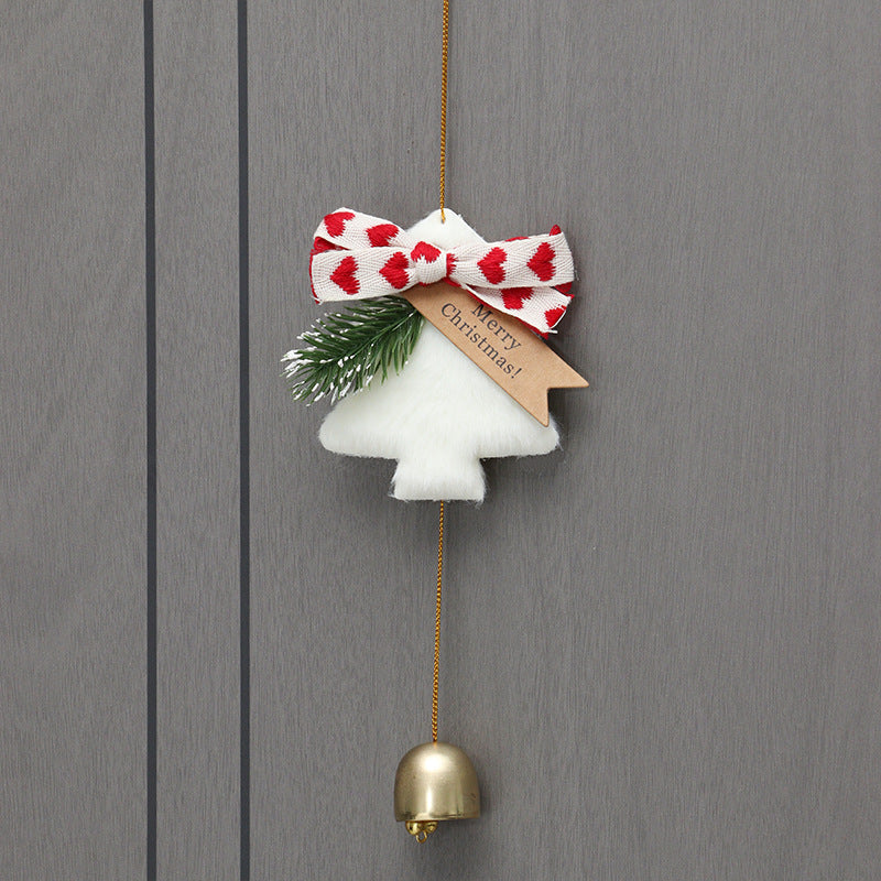 Christmas bell pendant Christmas decoration Christmas tree New Year hanging bell doorbell car hanging wind chime Christmas pendant door hanging