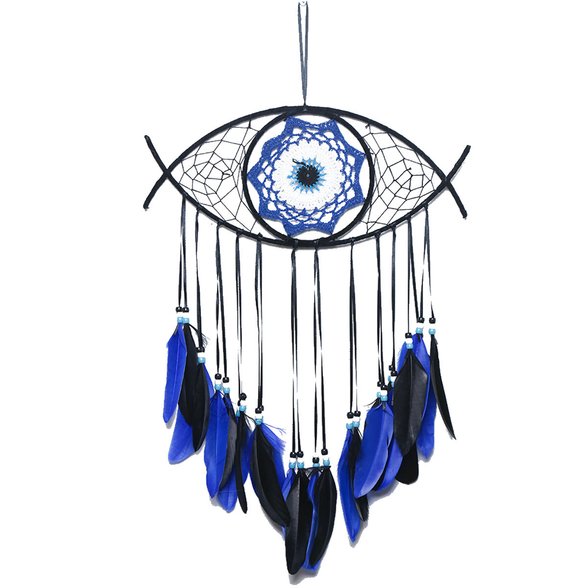 Cross-border hot sale devil's eye home decoration dreamcatcher wall hanging wall decoration room decoration dreamcatcher