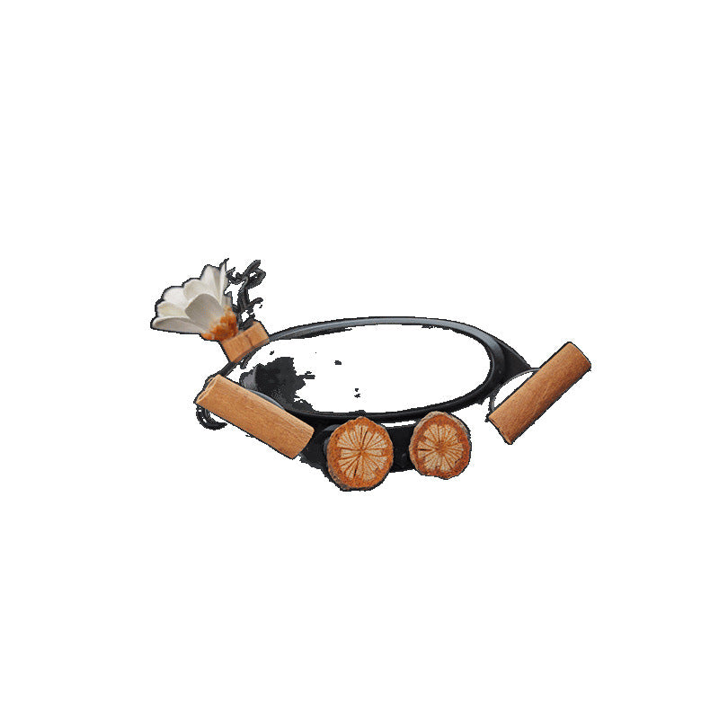 Q5T creative car dried flower car mobile phone holder holder high-end car interior decoration air outlet new car