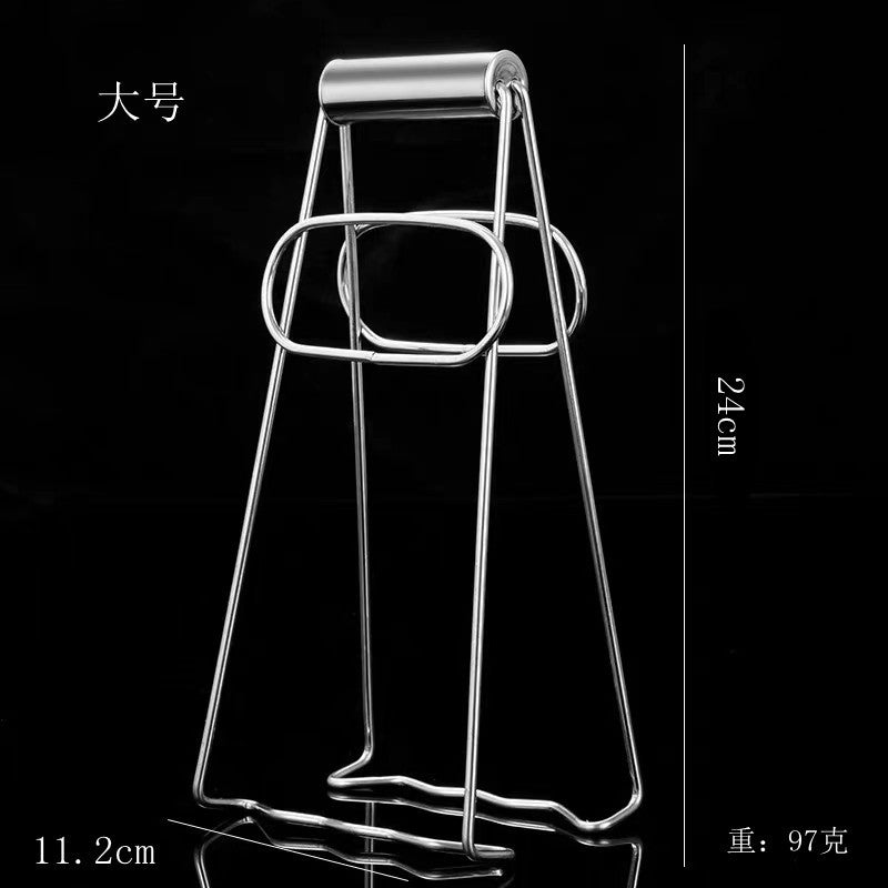 Stainless steel anti-scalding clip kitchen household tray lifter plate lift clip non-slip bowl clamp tool manufacturer spot wholesale