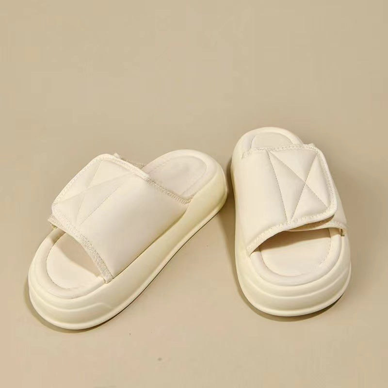 Cross slippers sandals women's net 2025 new summer fashion thick-soled infrared beach versatile slippers wholesale