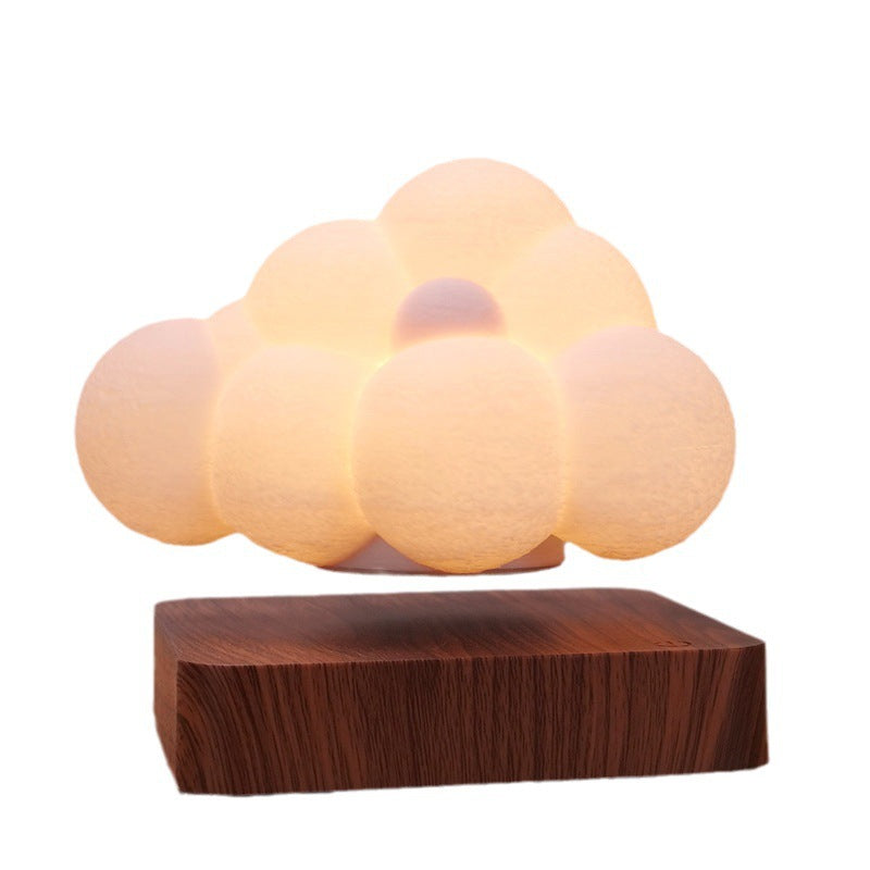 Magnetic suspension cloud lamp