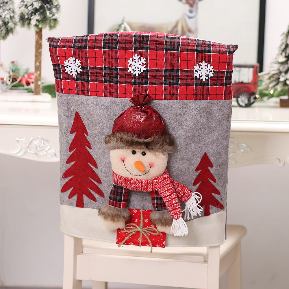 Christmas Decorations, Chair Sets, Wedding Banquets, Hotel Chairs, Covers, Dining Chairs, Santa Claus, Snowman Chairs, Sets