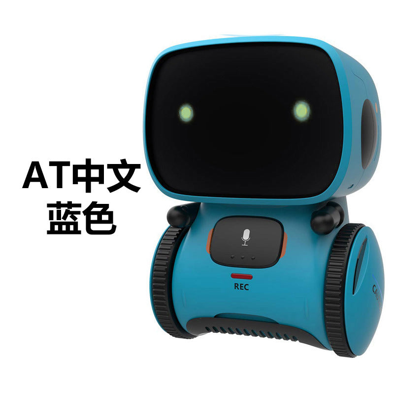 Parent-child intelligent interactive robot children's electric toys touch sensing voice dialogue early education story machine boys