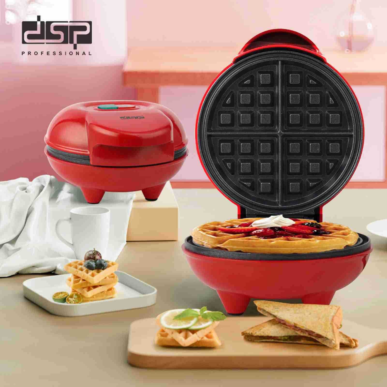 DiscontinuedDSP Multifunctional Household Electric Cake Pan Waffle Maker Egg Cone Cake Sandwich Breakfast Maker Mini Lightweight