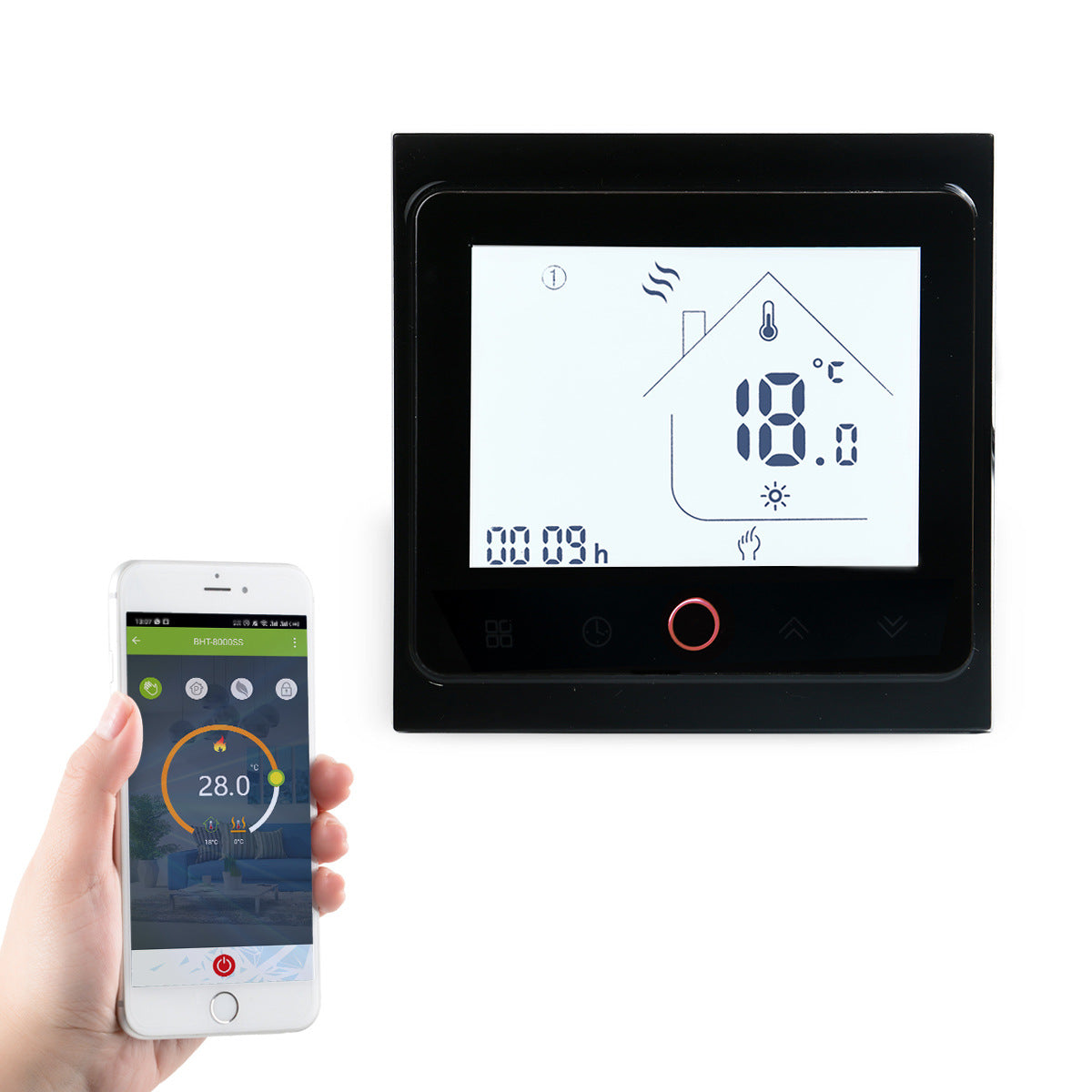 485 central air conditioning thermostat 0-10V switch DC brushless controller wireless multi-protocol adaptation WiFi