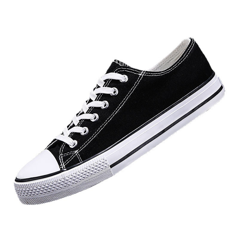 Canvas shoes men's spring and autumn new couple trend Harajuku retro men's casual shoes low-top all-match student skate shoes