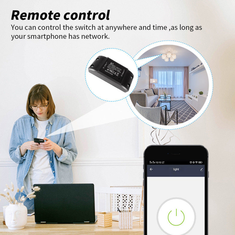 Tuya wifi smart switcher, mobile phone wireless remote control, timing switch, home modification parts intelligent control