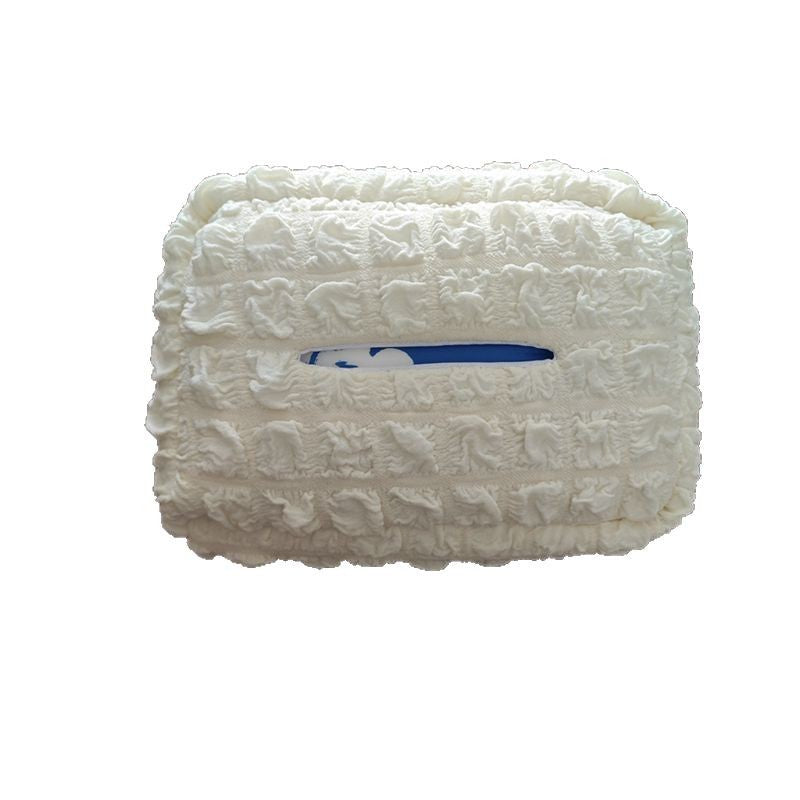 Car tissue box, car interior hanging, cute, car, storage paper box, high-end decorations, hanging fabric