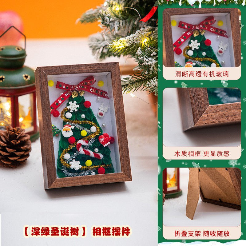 Christmas Hanging Decoration Christmas Tree Car Hanging Decoration Crypto Twist Stick Handmade DIY Material Pack Homemade Creative Gifts