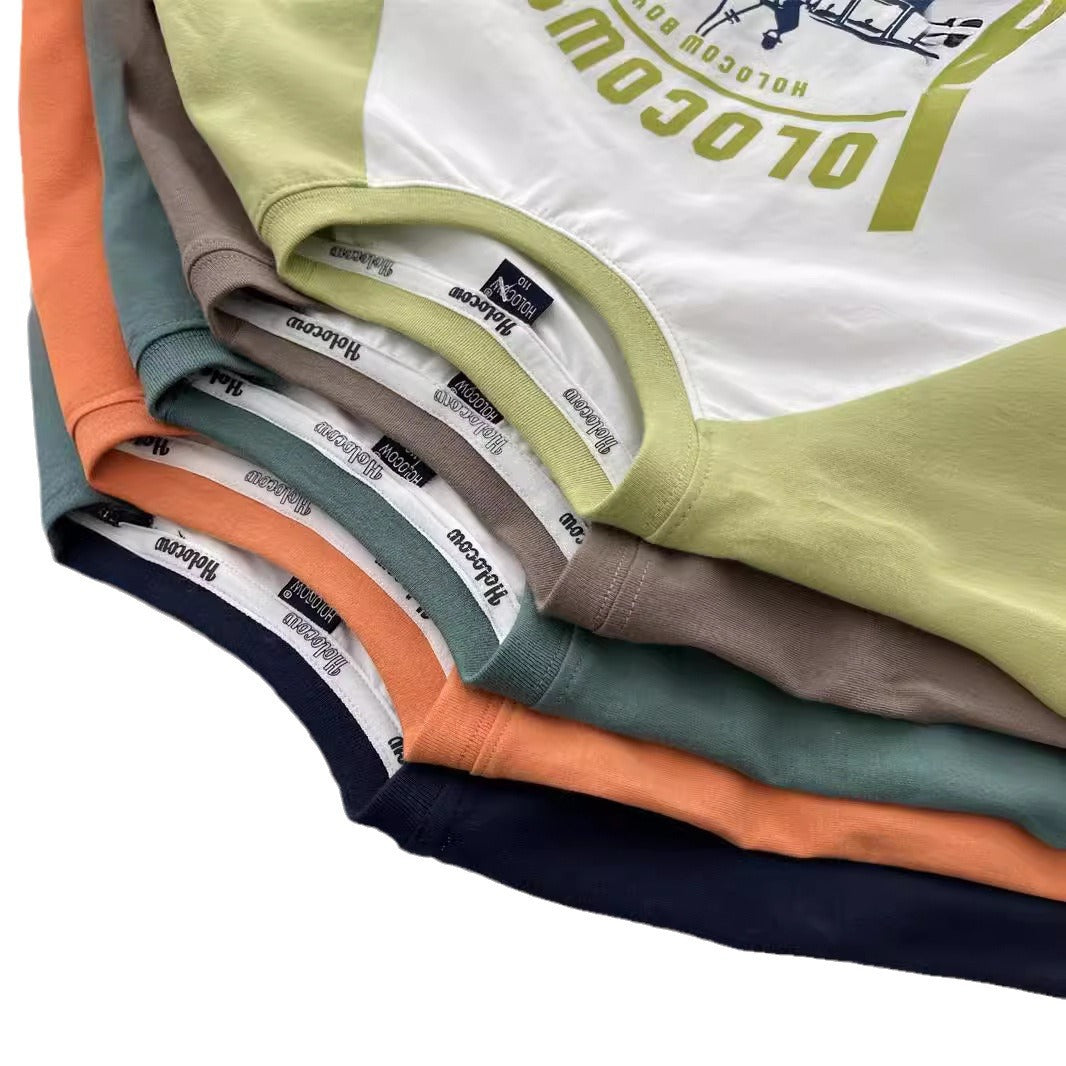 Children's T-shirts, small children's base shirts, boys' long-sleeved shirts, girls' round neck tops, versatile, spring and autumn sweatshirts, tides